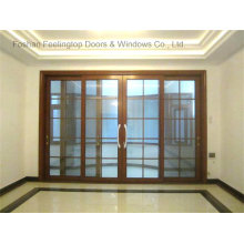 Алюминиевые раздвижные стеклянные двери Патио для жилой комнаты (фут-D190)